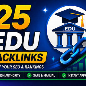 build 25 unique EDU University backlinks using manual strategy